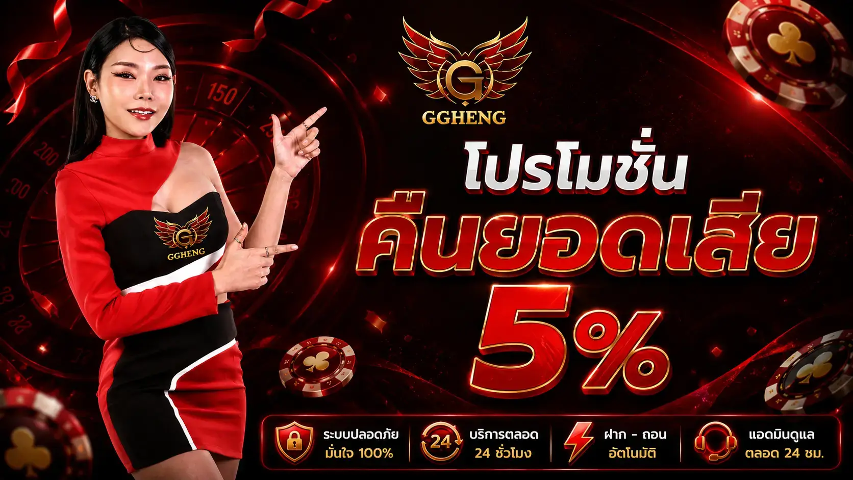 โปรโมชั่น ggheng เล่นคาสิโนยอดฮิต